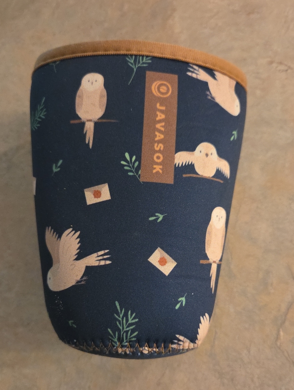 Javasok Harry Potter Hedwig Themed Neoprene Cup Sleeve - Never Used